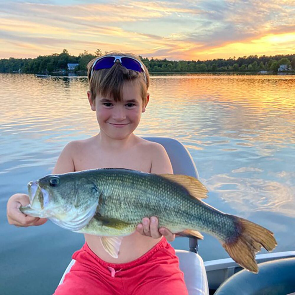 Child Bass Fishing