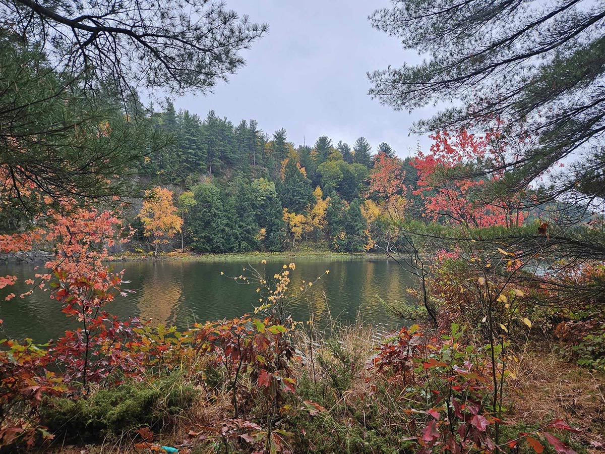 Falling Leaves Hike By Rob Sartwell Red Lake in the fall