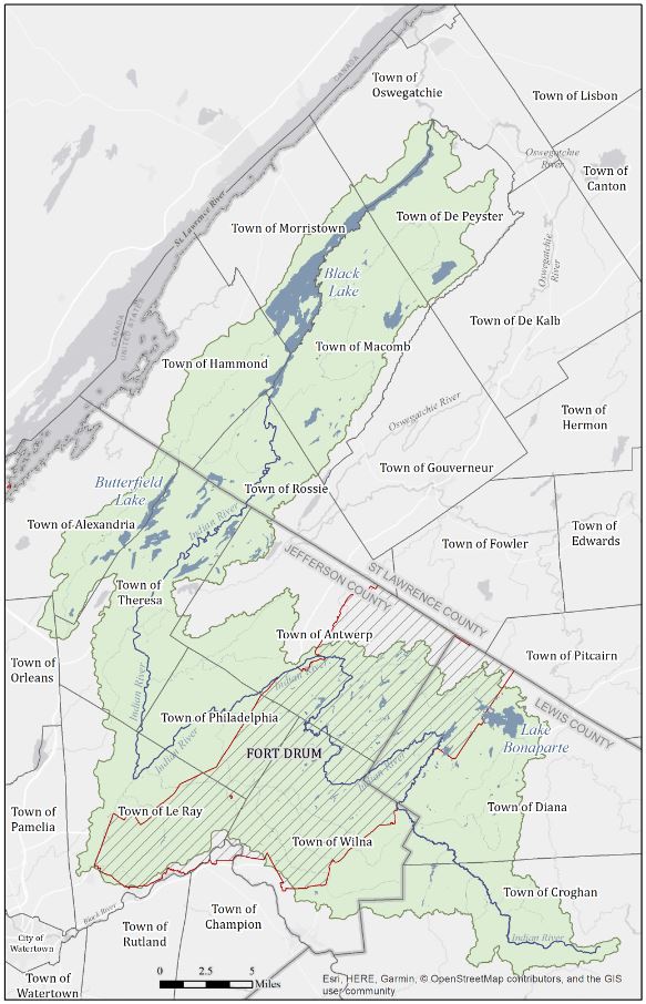 Map of Watershed