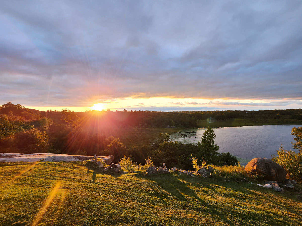 bright sunset