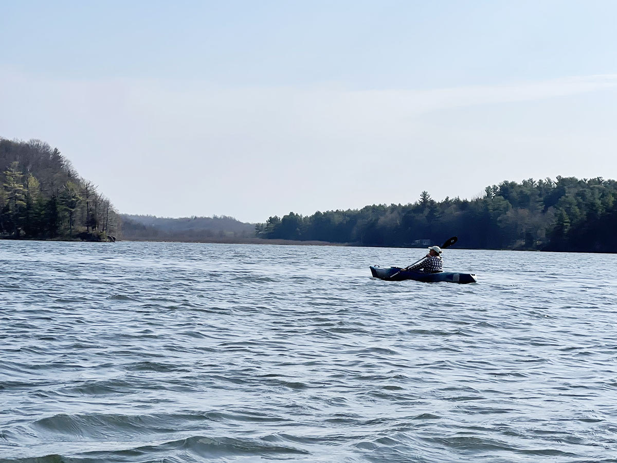 Kayaker Fishing