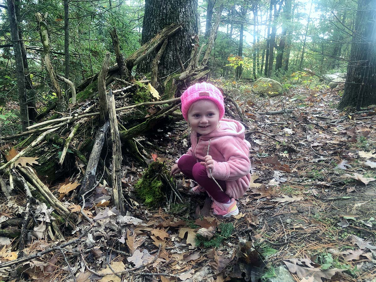 youngster on a hike