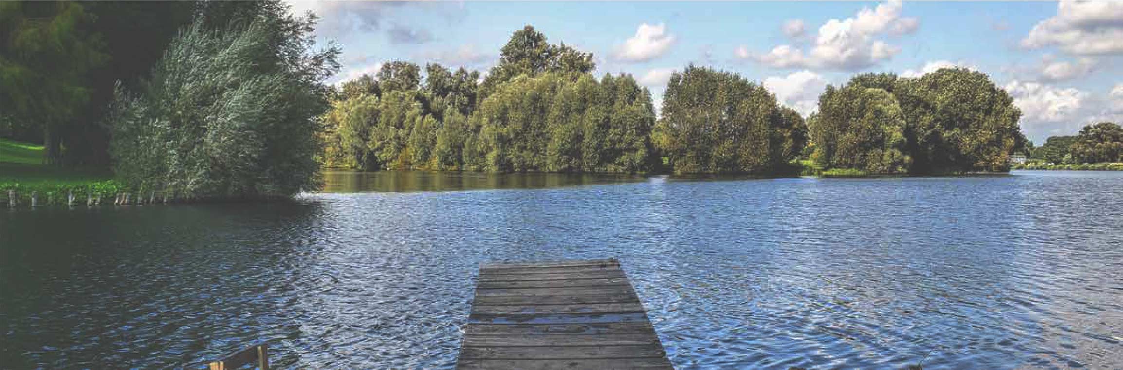 Dock On Lake summer lake